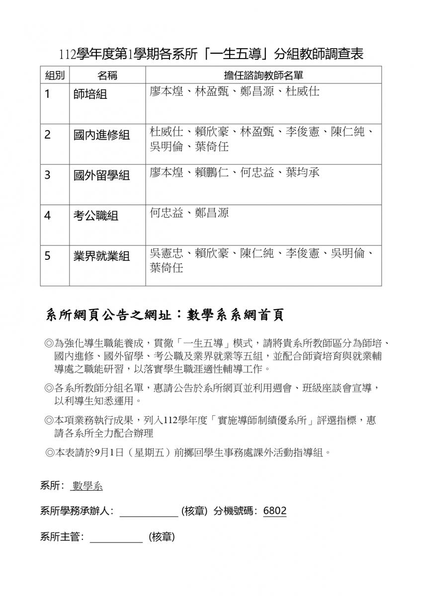 最新消息｜國立高雄師範大學數學系 NKNU MATH